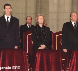 Funeral por el fallecimiento de Su Alteza Real Doña María de las Mercedes de Borbón, condesa de Barcelona, madre de Su Majestad el Rey